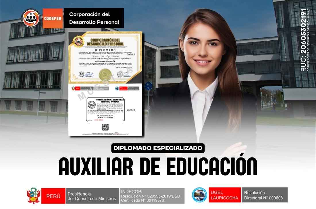 Diplomado de Auxiliar en Educación