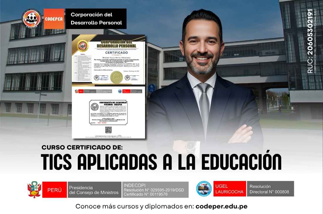 Curso de Tecnologías de información y comunicación (TIC) en la educación - EBR