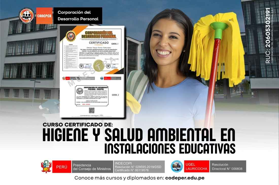 Curso de Higiene y Salud Ambiental en Instalaciones Educativas