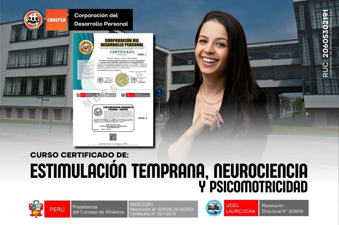 Curso de Estimulación temprana, neurociencia y psicomotricidad