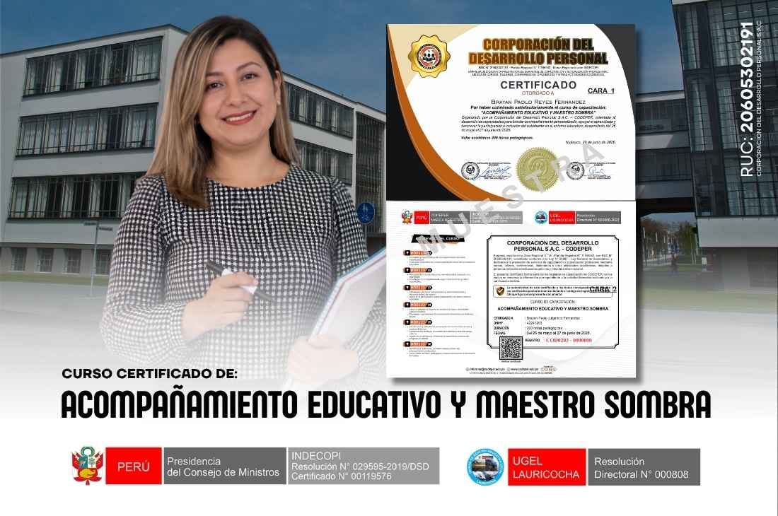 Curso en Acompañamiento Educativo y Maestro Sombra