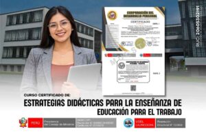 Curso en Estrategias Didácticas para la Enseñanza de Educación para el Trabajo